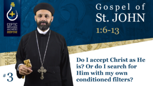 DD #3 Do I accept Christ as He is_ Or do I search for Him with my own conditioned filters